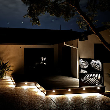 Deck with Integrated Lighting | Saratoga, CA