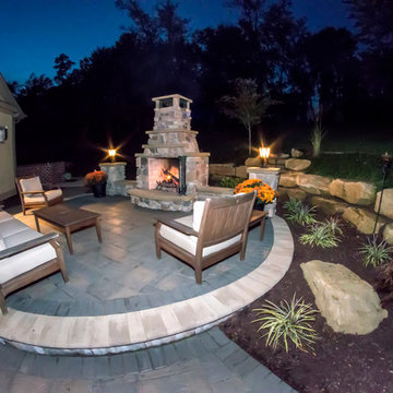 Cocktails on the Patio in Autumn