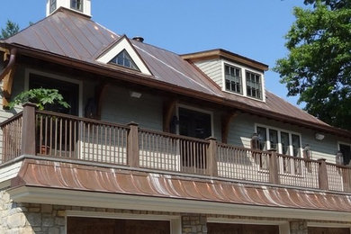 Beck Residence, Copper Standing Seam Metal Roof