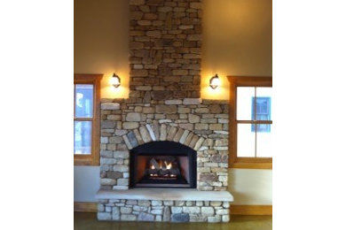 Family room - eclectic family room idea in Austin