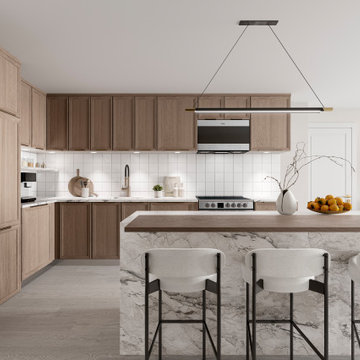 Virtual Staging Examples - Kitchen + Bathroom Renovations
