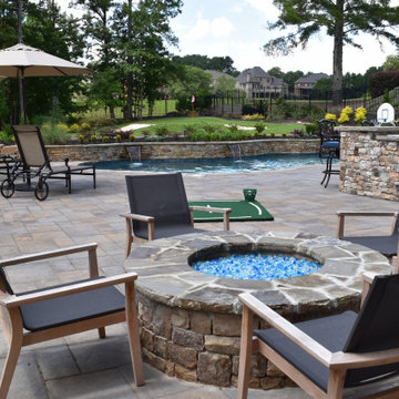 Golfers Practice Paradise
