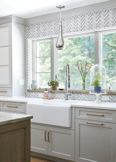 Transitional Kitchen by Jules Duffy Designs