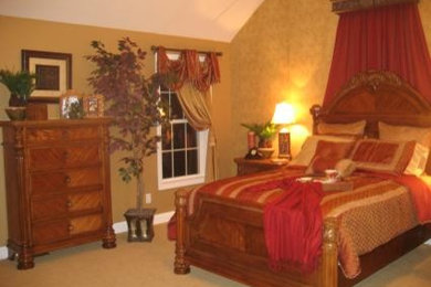 Inspiration for an eclectic bedroom remodel in Manchester