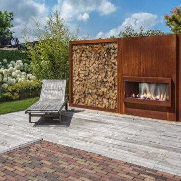 Ventless 70" Front Facing Fireplace