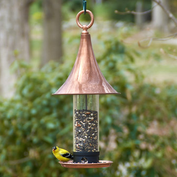 Castella Bird Feeder - Polished Copper by Good Directions