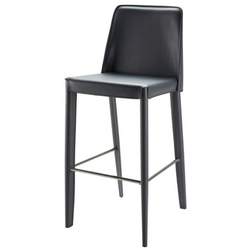 Rosy 42"H x 19"W x 21"D, Dark Blue, Stool (Counter Height)
