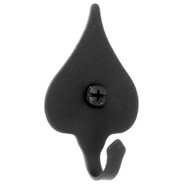 Acorn Manufacturing AM3P 3" Colonial Large Heart Hook - Black