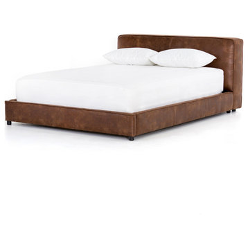 Aidan Bed Vintage Tobacco King