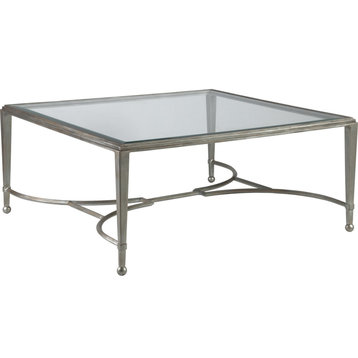 Sangiovese Square Cocktail Table - Argento