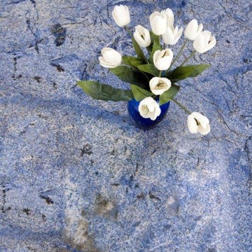Blue Bahia Stone, A natural cobalt blue color