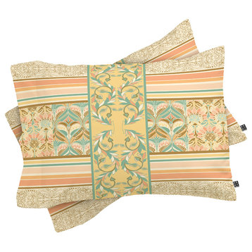 Deny Designs Jacqueline Maldonado Vintage Stripe Pillow Shams, Queen