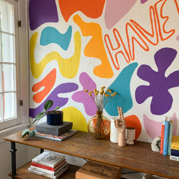 Private Residence Mural Commission - Reading Nook Wall