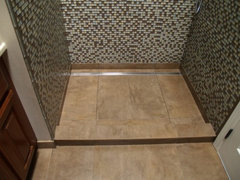 12" x 24" tiles on a bathroom floor & still have it look traditional?