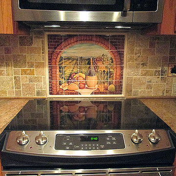 Tuscan Wine II Tile Mural - 15-1691