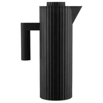 Alessi "Plissé" Collection Thermo Insulated Jugg , Black