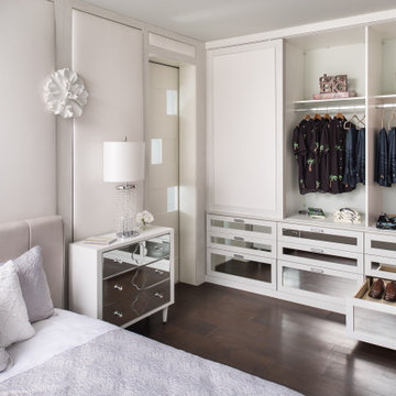 Contemporary White Wall-Unit