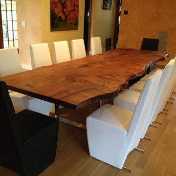 Slab dining table