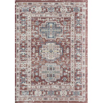 Rugs America Gallagher Prussian Vintage Area Rug, 2'6"x8'