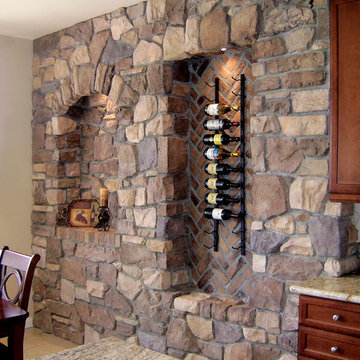 Italian Villa Stone Wine Wall - Coronado Stone Veneer
