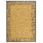 Safavieh - Safavieh Courtyard Collection CY2665 Indoor-Outdoor Rug - Courtyard indoor outdoor rugs bring interior design style to busy living spaces, inside and out. Courtyard is beautifully styled with patterns from classic to contemporary, all draped in fashionable colors and made in sizes and shapes to fit any area. Courtyard rugs are made with enhanced polypropylene in a special sisal weave that achieves intricate designs that are easy to maintain- simply clean with a garden hose.