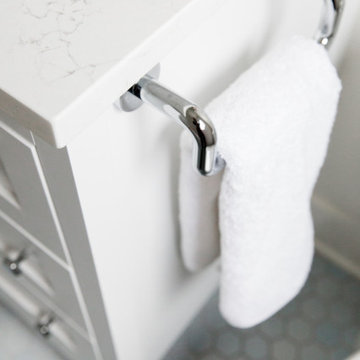 Coastal Blues Small Bathroom