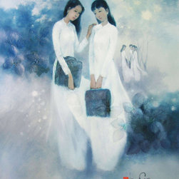 Schoolgirls - Paintings