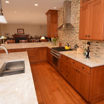 Fabulous Arts and Crafts Home Features Stunning Shaker Cabinets