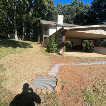 Exterior French Drain and Dehumidifier Installation