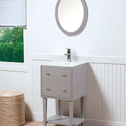 19" Fawn Vanity Set with Brockton Ceramic Sinktop - Bathroom Vanities And Sink Consoles
