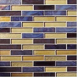 Glass- OBlue, Bricks in Ethos - Tile