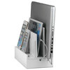 Multi-Device Charging Station & Dock, White High Gloss, Without Power Supply