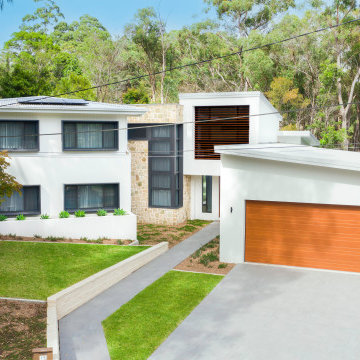 Knockdown Rebuild with new garage, outdoor dining and pool area