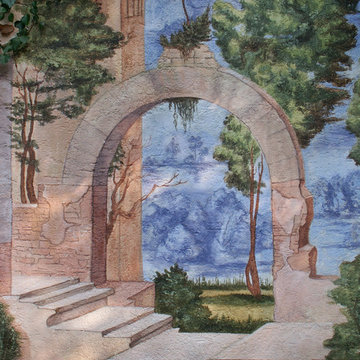 Wandmalerei, Illusionsmalerei, Trompe l´Oeil, Fresken