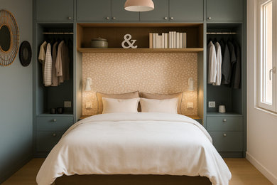 Aménagement d'une chambre contemporaine.