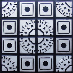 135 Faux Tin Ceiling Tile Glue up 24x24 - Ceiling Tile