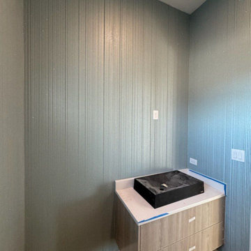 Wallpaper installation Living Room in Washington