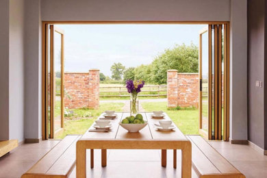 Intergraded Folding Doors