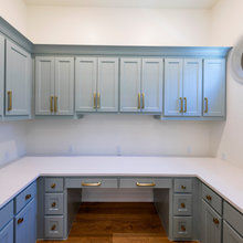 Craft and seasonal decor storage room