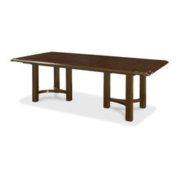 Sonoma Vintage Brown Extending Dining Table 108" - Dining Tables