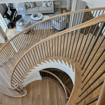 Project #116 | Elegant Curved Staircase