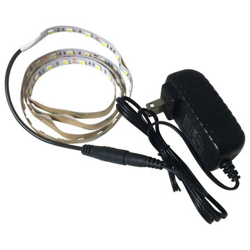 12V LED Strip Under Cabinet Lighting Kit Warm White, 3000K