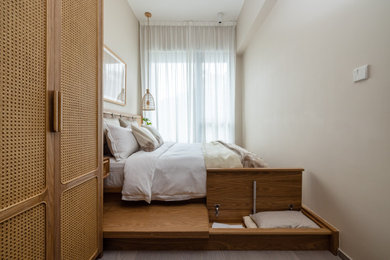 香港にあるトラディショナルスタイルのおしゃれな寝室のレイアウト