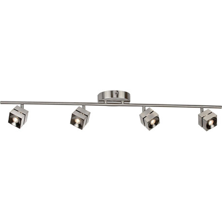 Cantrell LED Fixed Rail Light, Satin Nickel