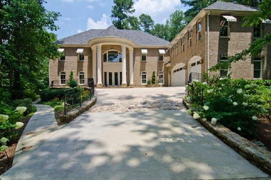 Inspiration for a contemporary exterior home remodel in Atlanta