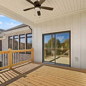 Elevated Elegance: Coopersburg Deck with Hip Roof Transformation