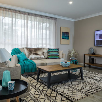 We love this open-plan living area!