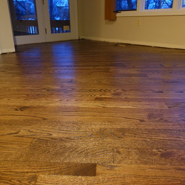 Jacobean Mixed Width Install on 45 Degree