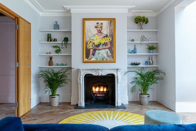 Inspiration for a traditional living room in London.