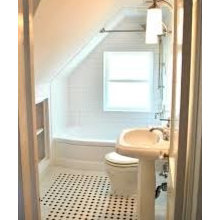Attic bedroom/bath
